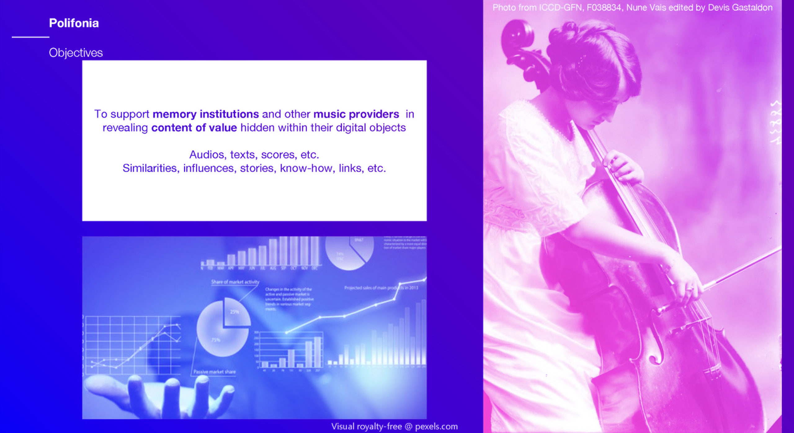 Slide of presentation ‘A digital harmoniser for musical heritage knowledge’ by Dr. Presutti