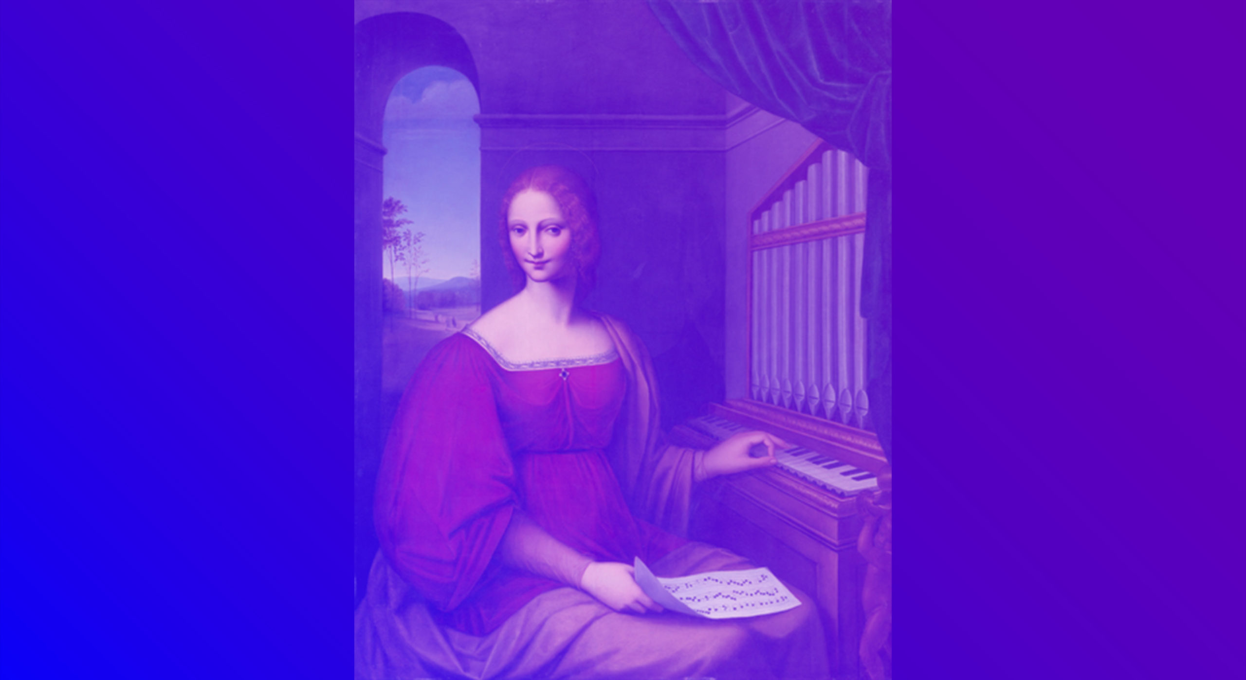 Saint Cecilia, from Slovak National Gallery, Public Domain